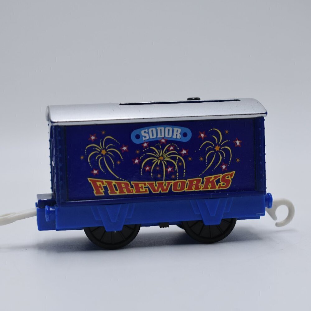 Thomas & Friends 2008 SODOR FIREWORKS CAR Trackmaster Sounds and Lights Works